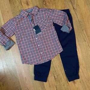 NWT!! Ben Sherman 2 pc outfit Boy size 5